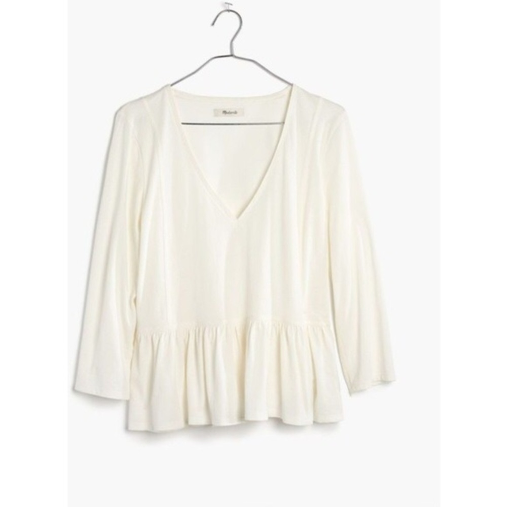 Madewell Peplum Blouse